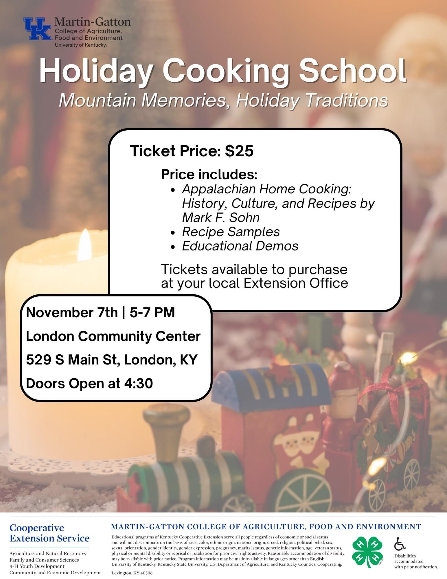 Holiday Cooking School